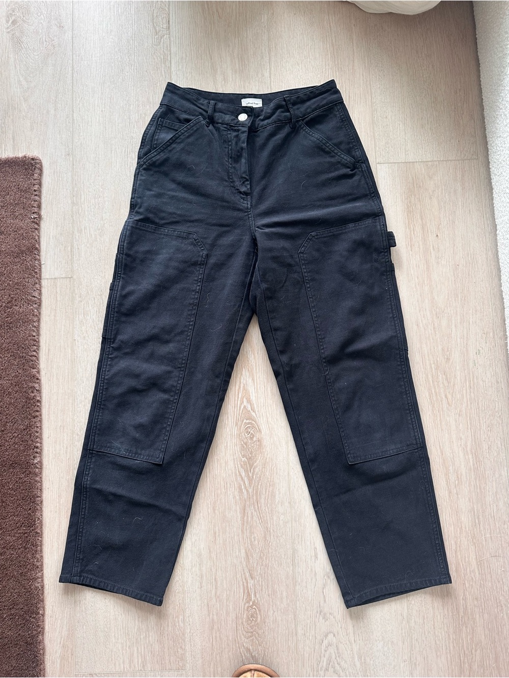 Wilfred Free Black Carpenter Utility Pants